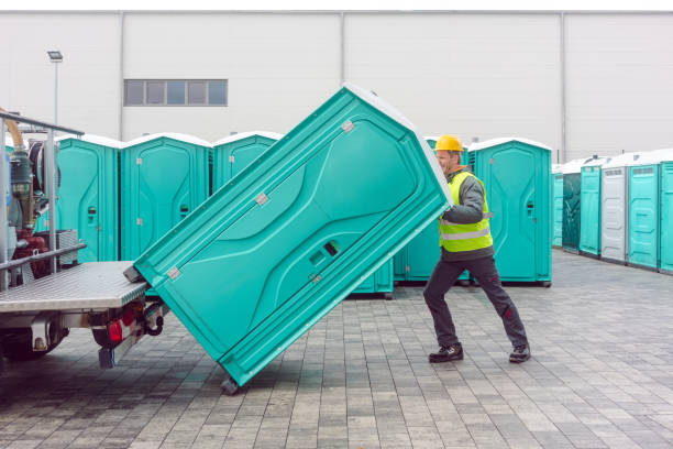 Porta potty delivery and setup in White Haven, PA